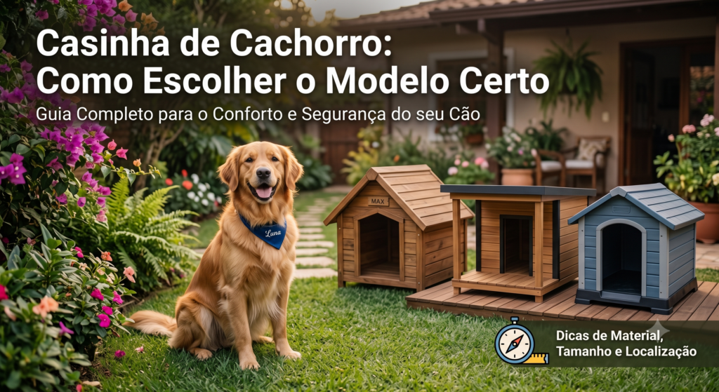 Casinha de Cachorro: Como Escolher o Modelo Certo