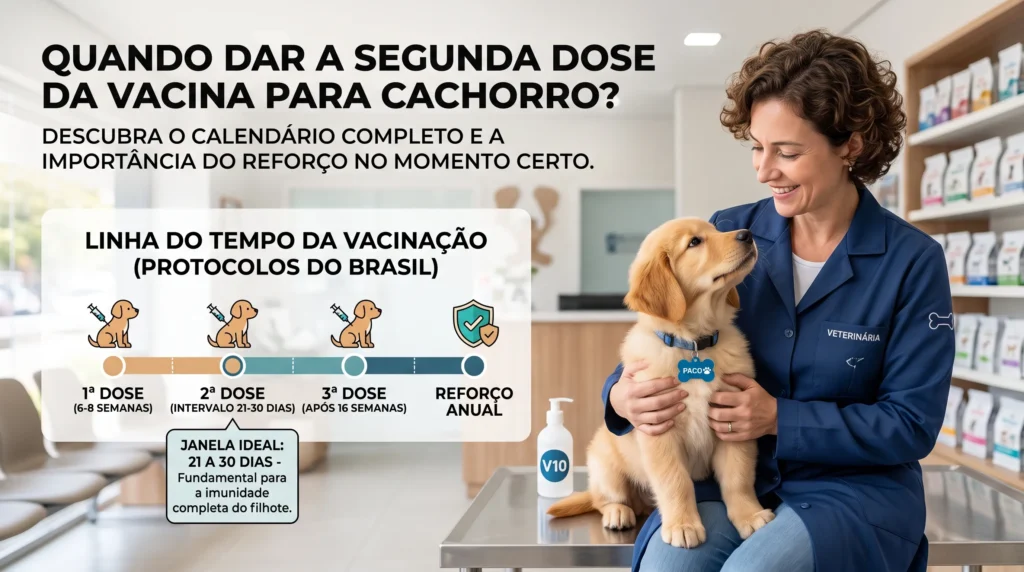 Quando Dar a Segunda Dose da Vacina para Cachorro