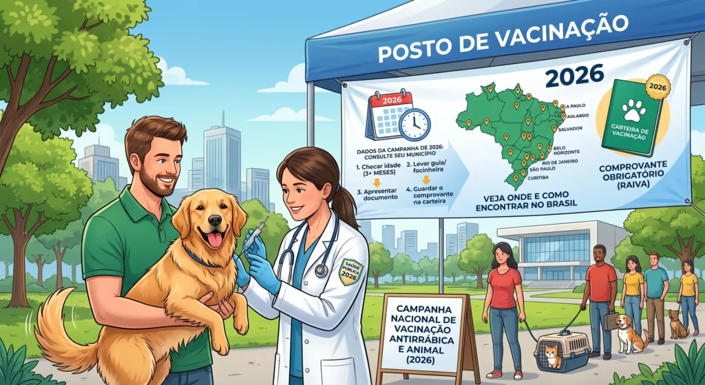 Vacina Gratuita para Cachorro Onde Encontrar (2026)