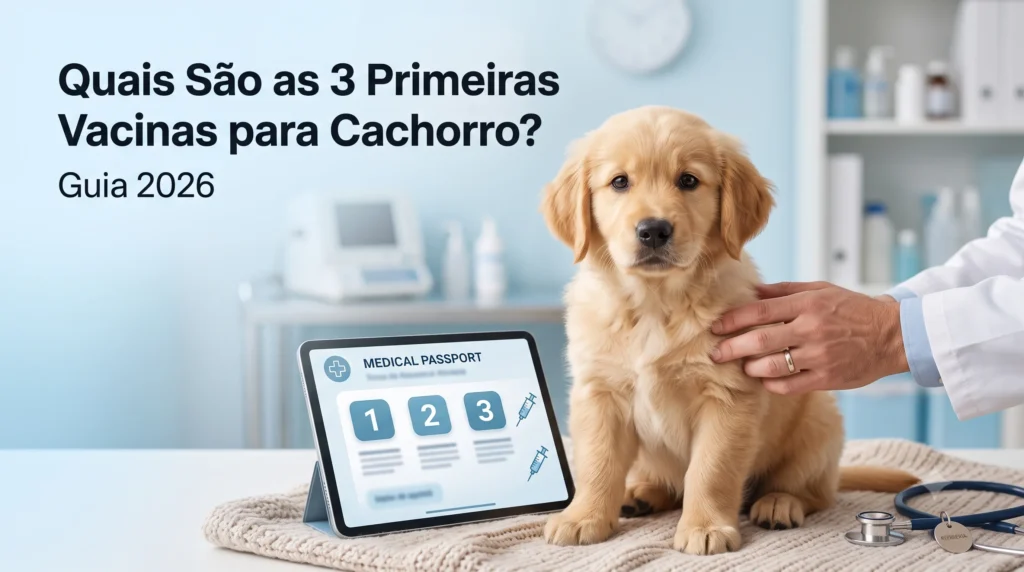 Quais São as 3 Primeiras Vacinas para Cachorro? Guia 2026
