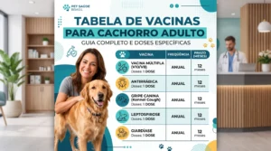 Tabela de vacinas para cachorro adulto: Guia e doses